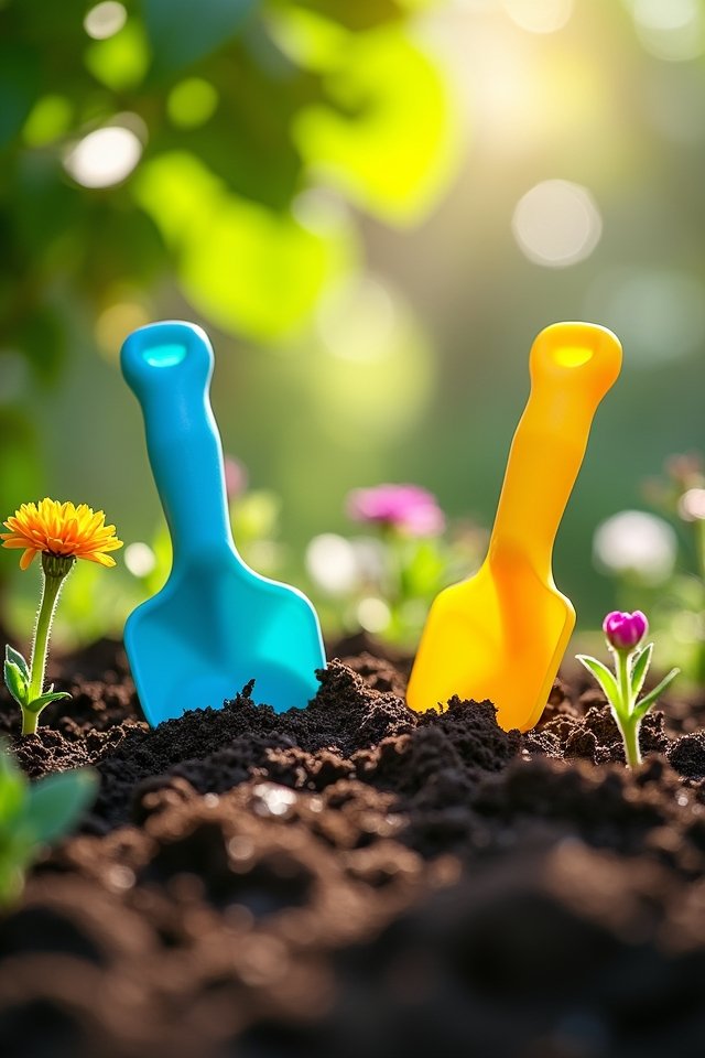 trowels for young gardeners