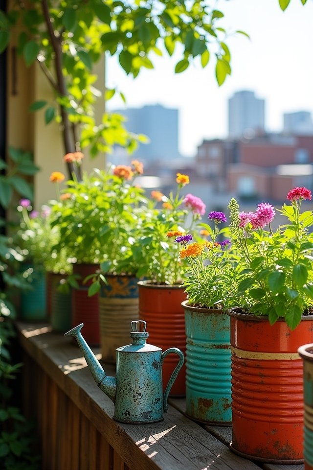 upcycled containers for gardening