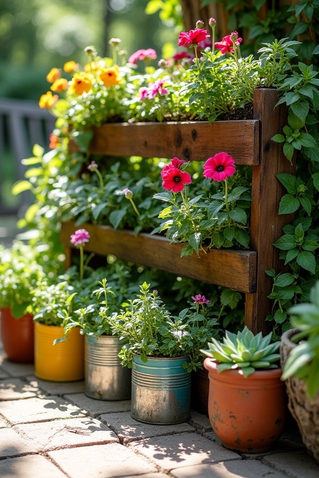 upcycling for creative gardening