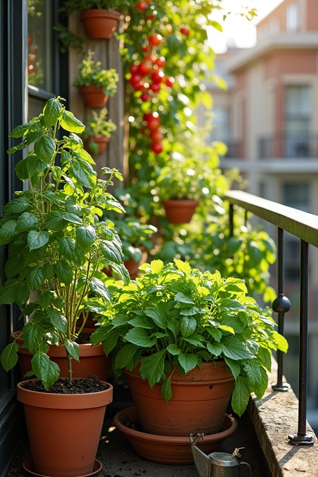 urban balcony edible gardening