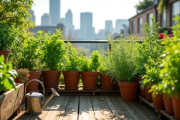 urban balcony herb gardening