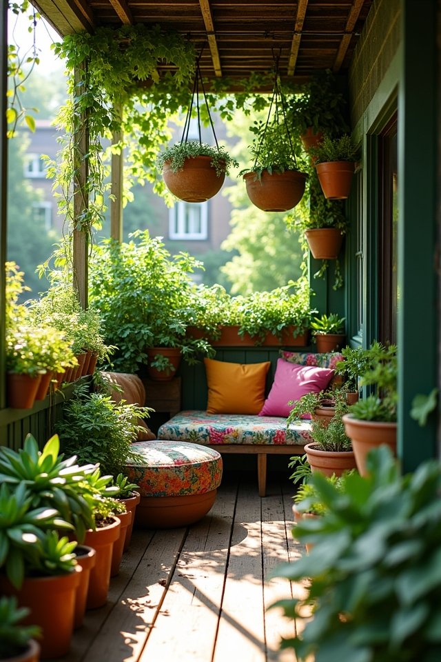 urban balcony plant selection