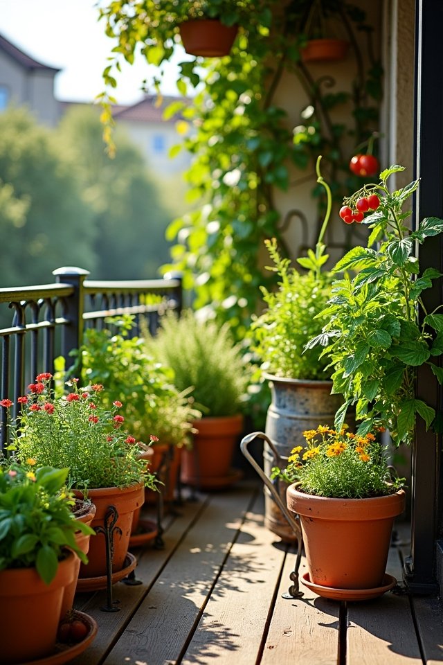 urban edible plant garden