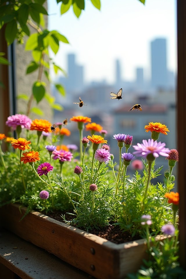 urban garden pollinator attraction