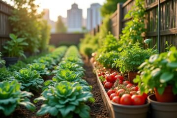urban garden vegetable selection