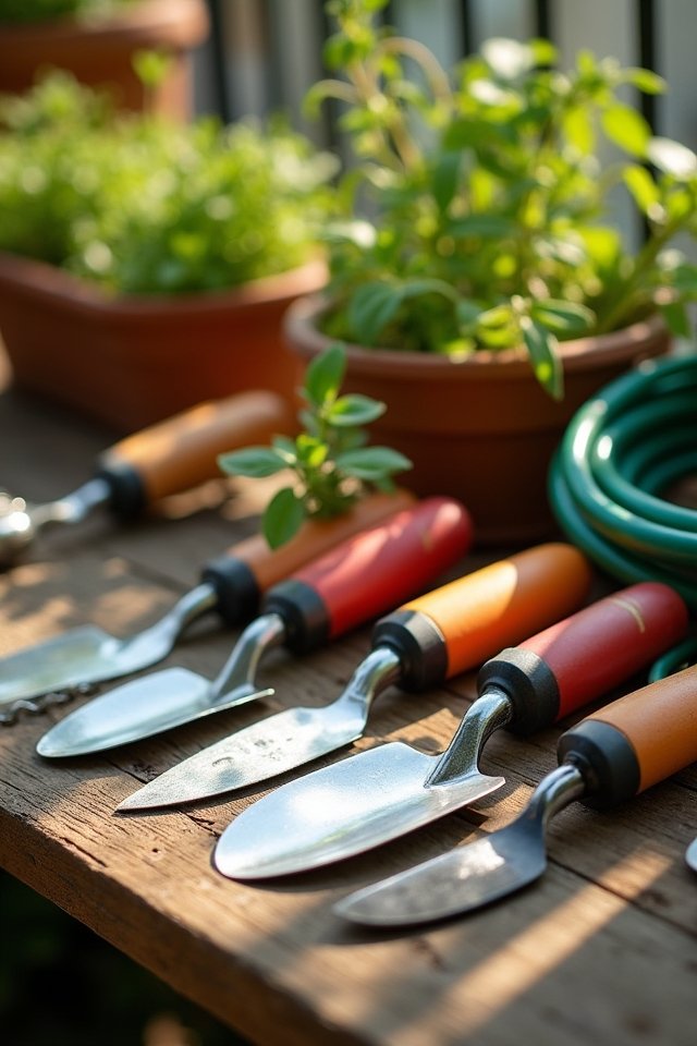 urban gardening hand tools