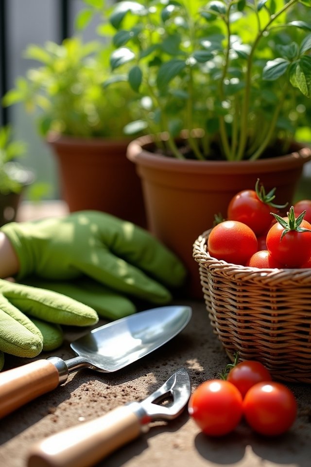 urban gardening harvesting tools