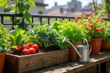 urban gardening in containers