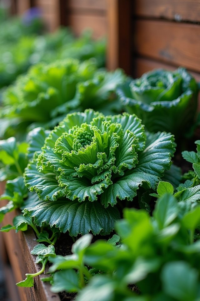 urban gardening leafy greens