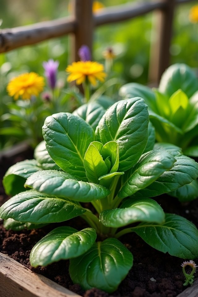 versatile spinach for small gardens