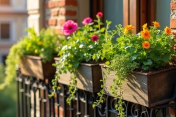 vertical balcony planter ideas
