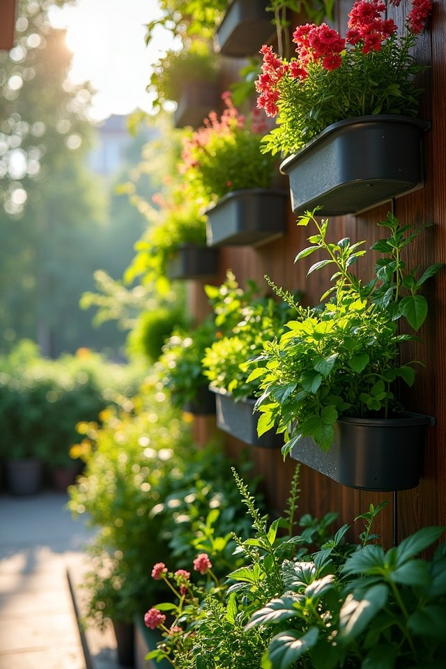 vertical garden space saving solutions