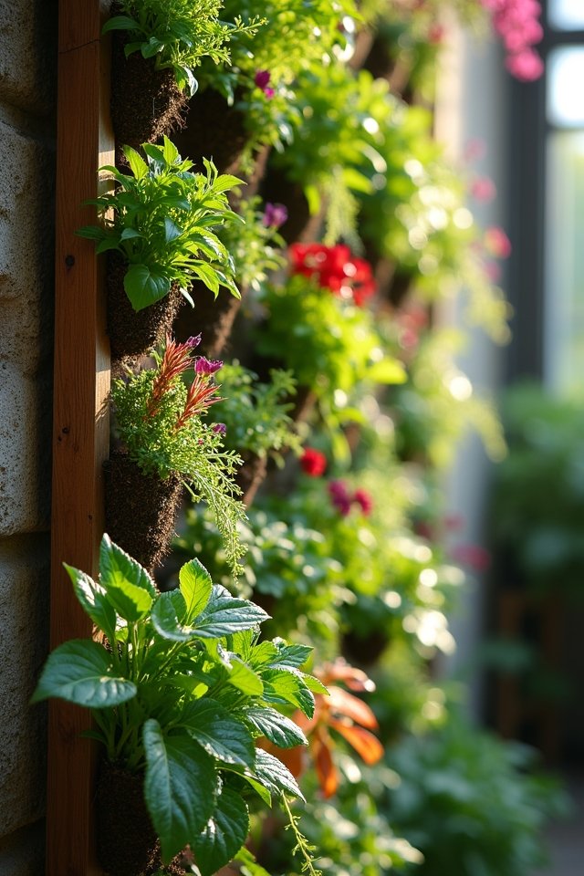 vertical garden wall benefits