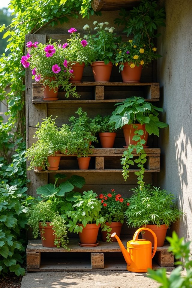 vertical garden wall displays