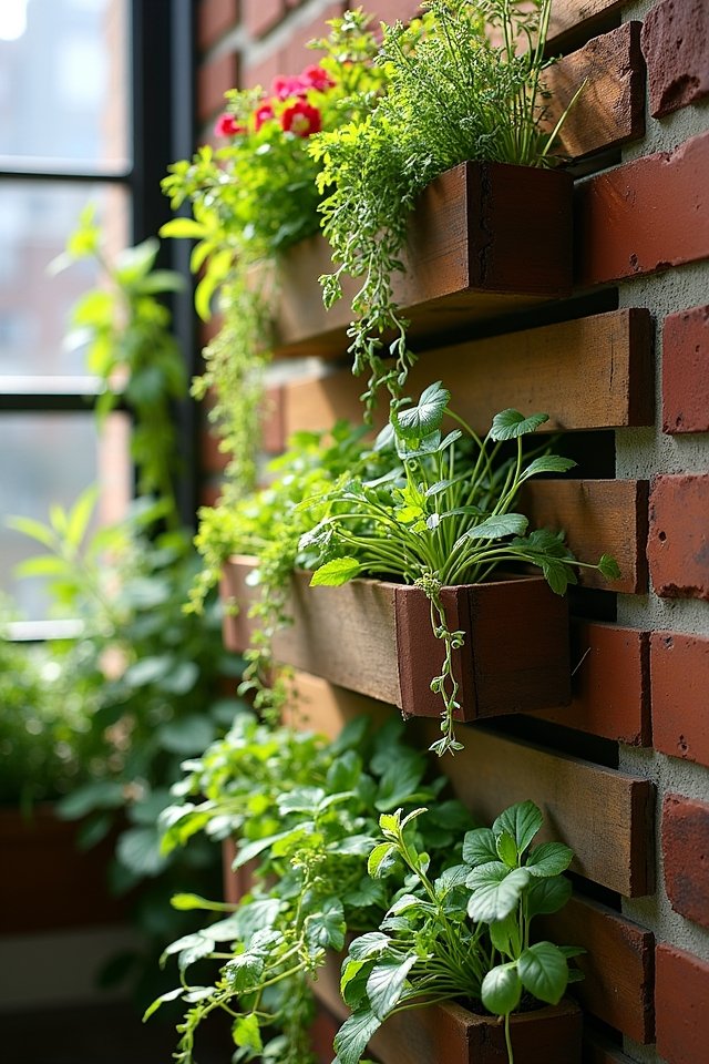 vertical gardens from recyclables