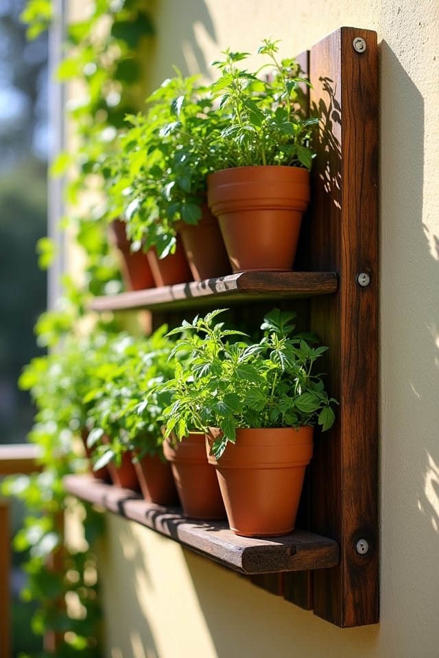 vertical planter material choices