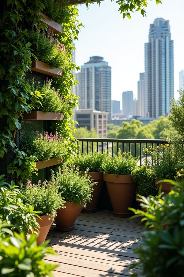vertical planters for balconies