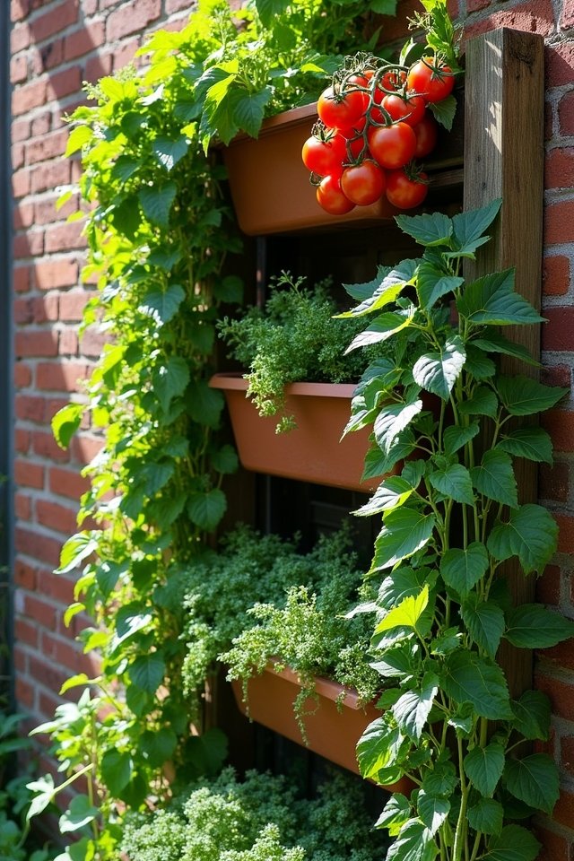 vertical trellises for vegetables