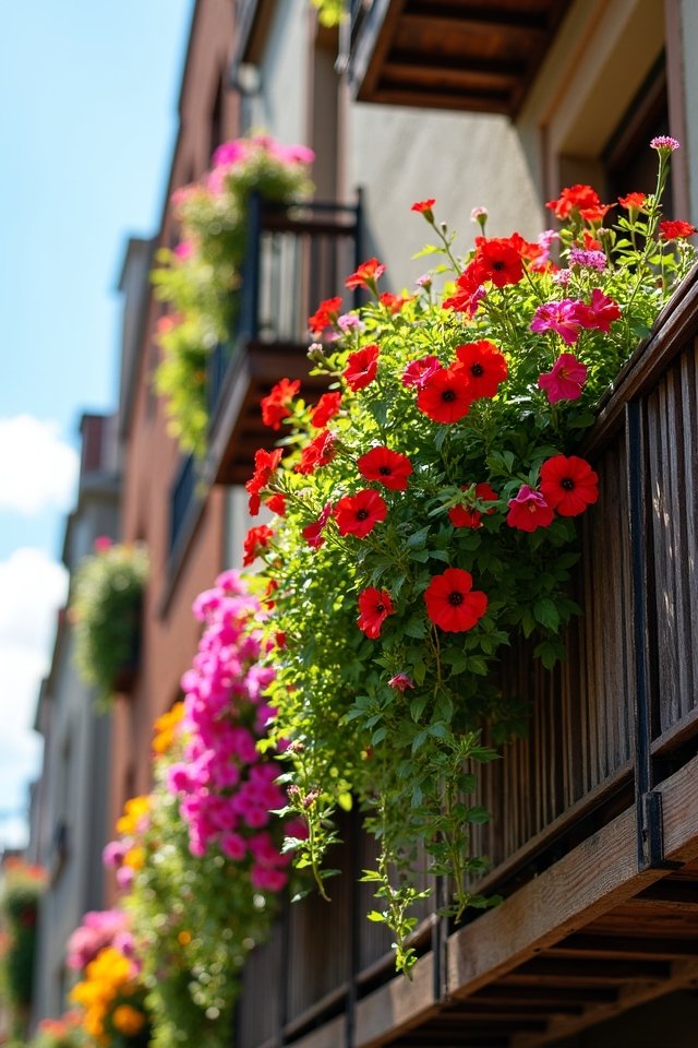 vibrant balcony flowering plants