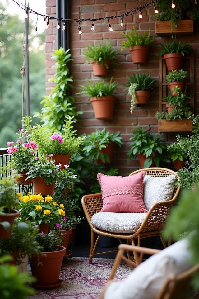 vibrant balcony garden ideas