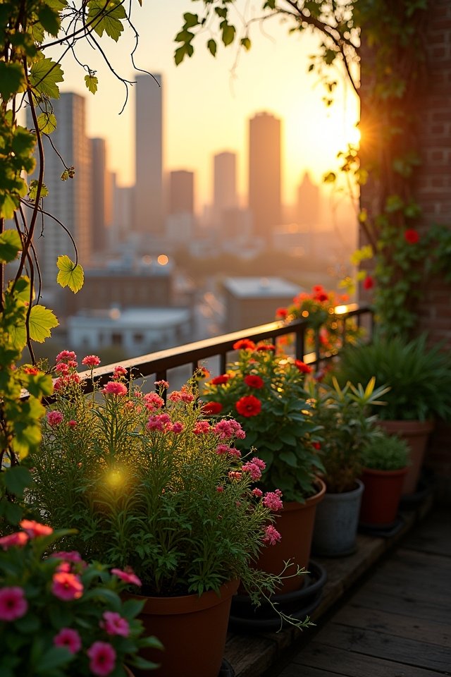 vibrant balcony garden transformation