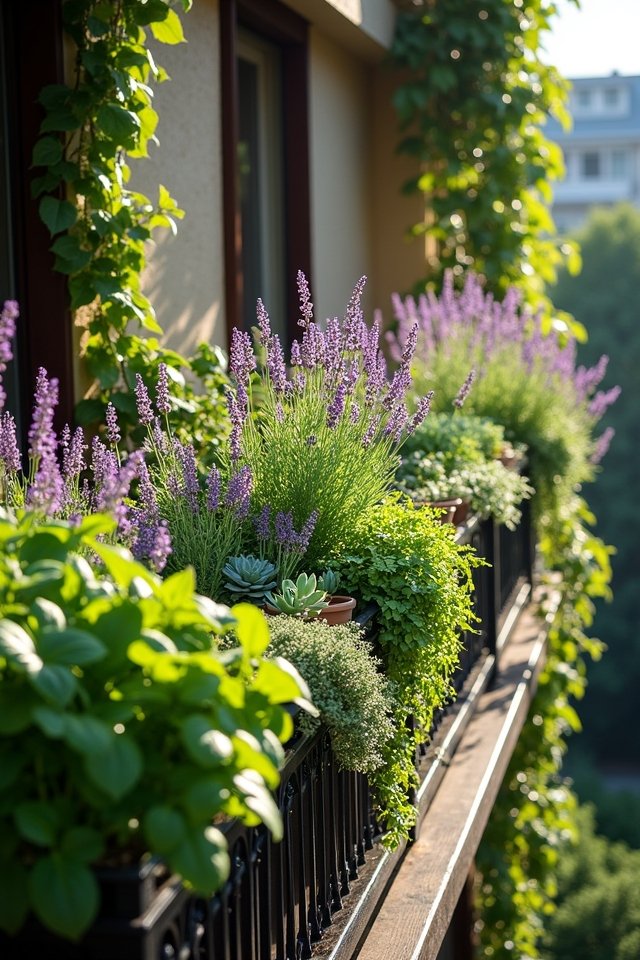 vibrant balcony plant options