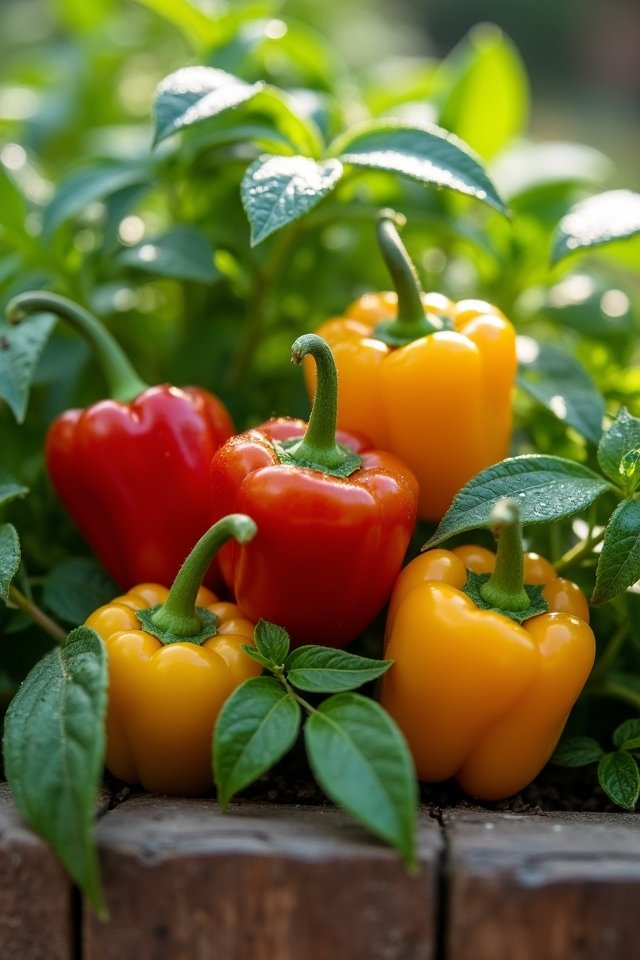 vibrant peppers for small gardens