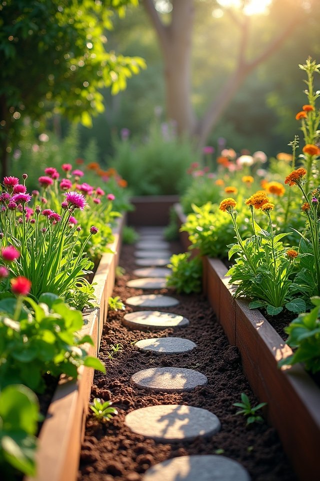 vibrant raised bed gardens