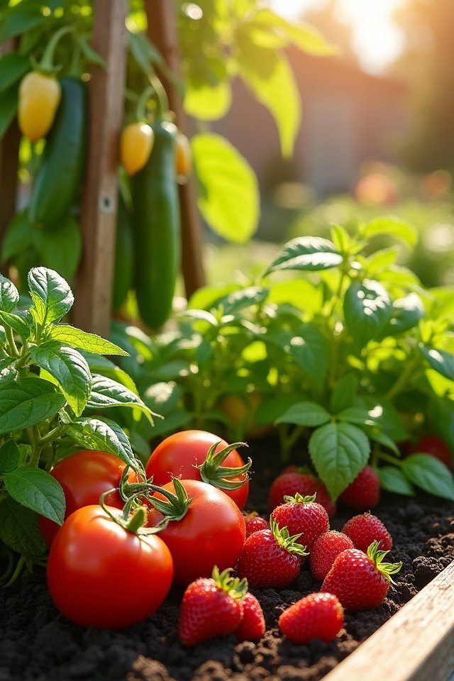 vibrant summer raised beds