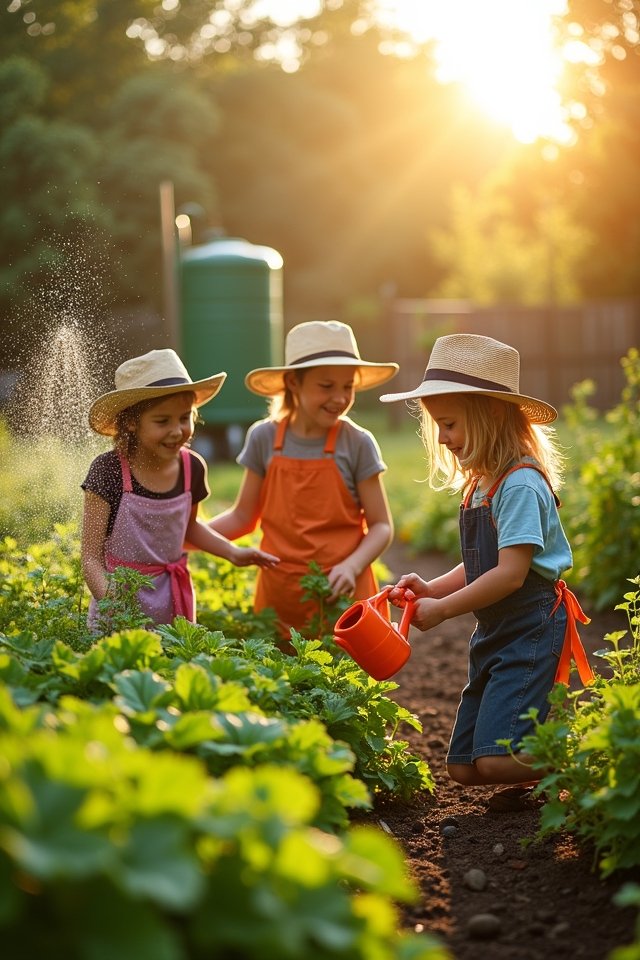 water saving garden techniques
