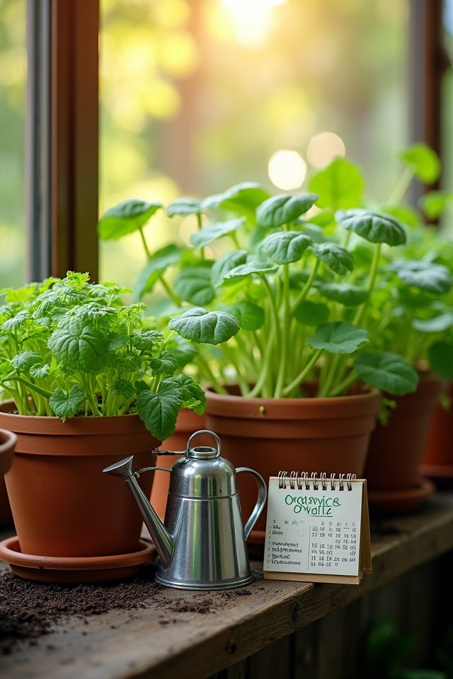 watering and feeding schedule