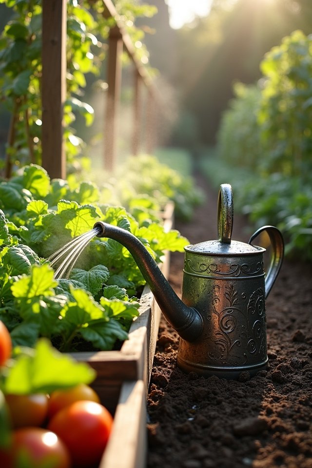 watering routine for gardens