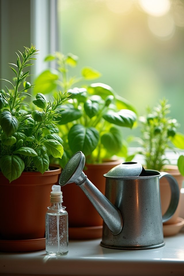 watering techniques for herbs