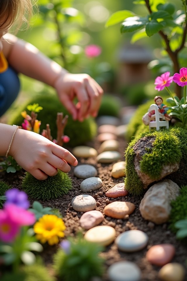 whimsical miniature fairy garden