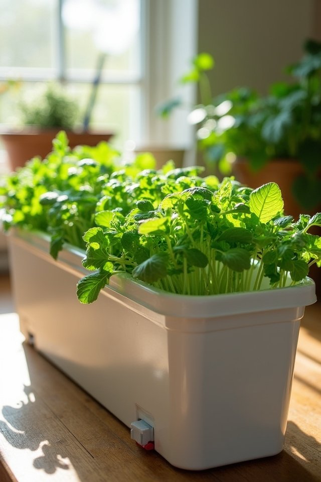 wick system for effortless gardening