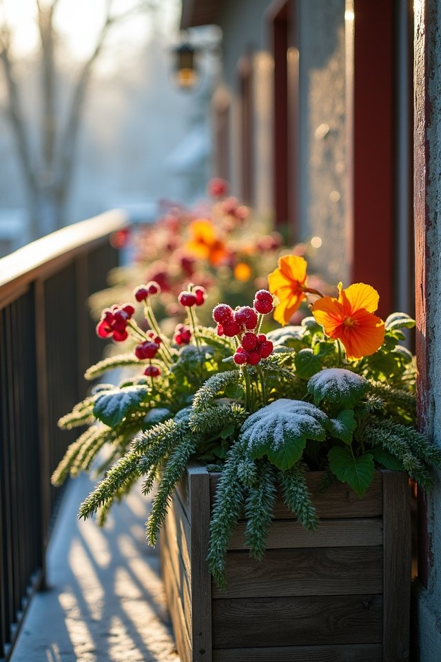 winter balcony plant options