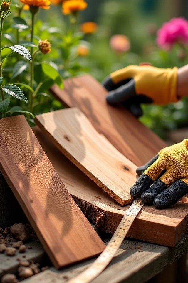 wooden raised bed maintenance